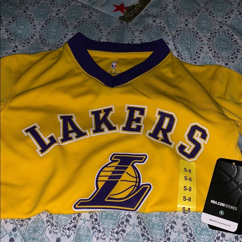 NWT Lakers youth jersey